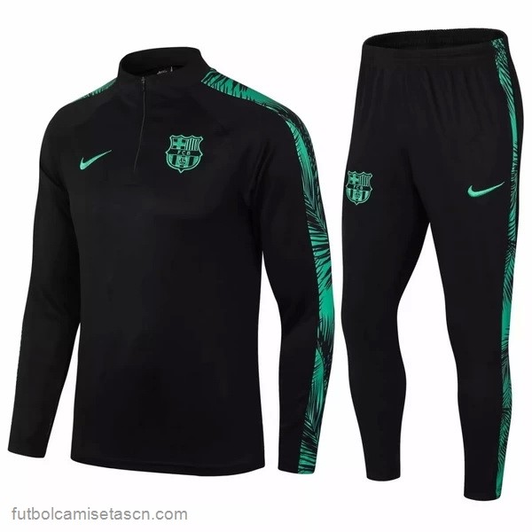 Chandal Barcelona 2021/22 Negro Verde